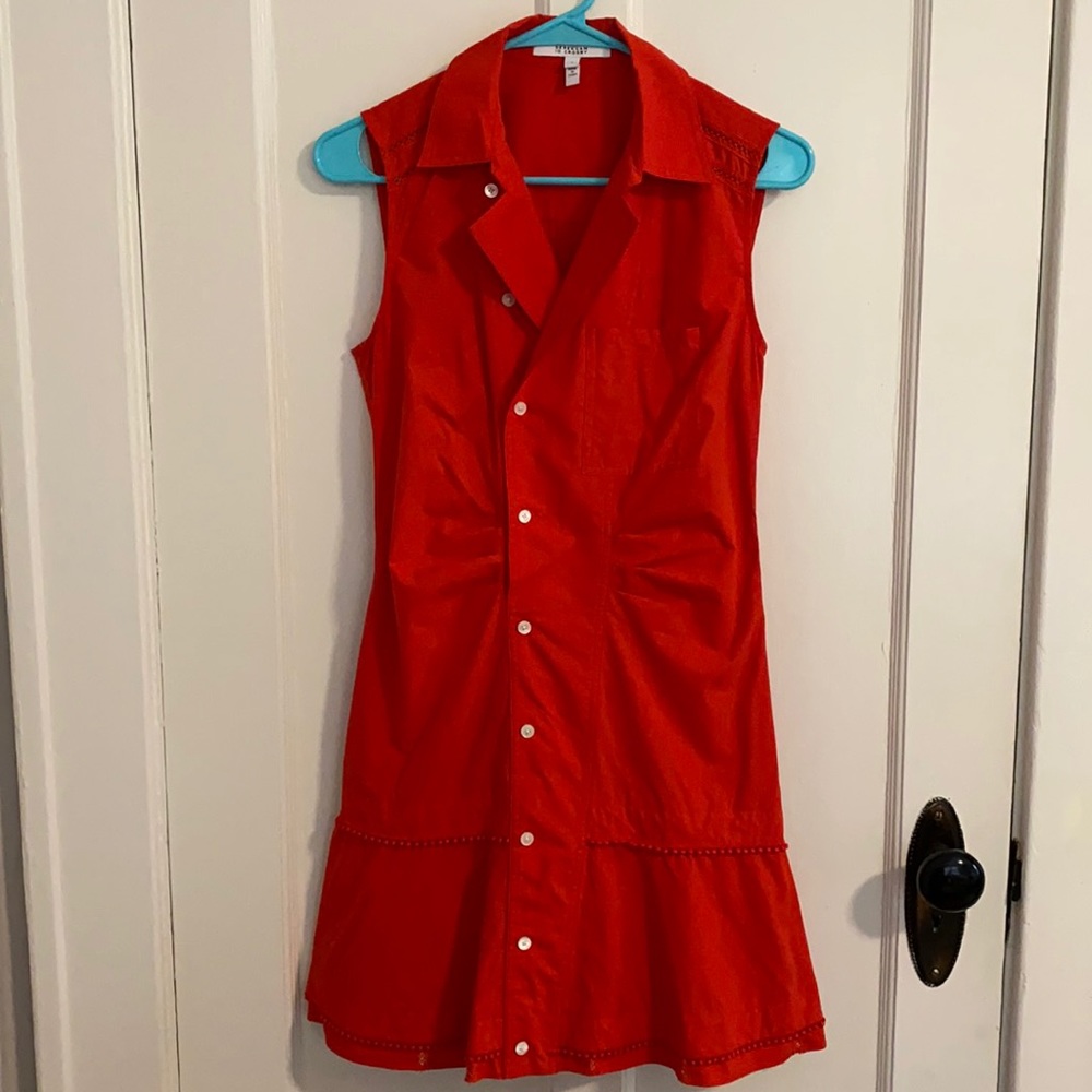 Derek Lam 10 Crosby Red Dress Size 2
